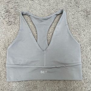 Set Active Grey Bra